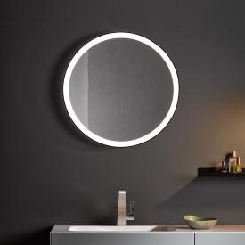 Alape SP.FR Spiegel mit LED-Beleuchtung schwarz matt