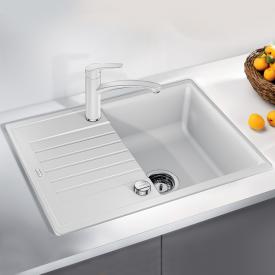 Blanco Zia 45 S Compact Küchenspüle mit Abtropffläche, drehbar weiß