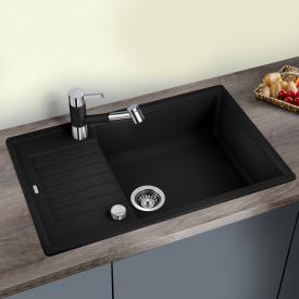 Blanco Zia XL 6 S Compact Küchenspüle mit Abtropffläche, drehbar schwarz