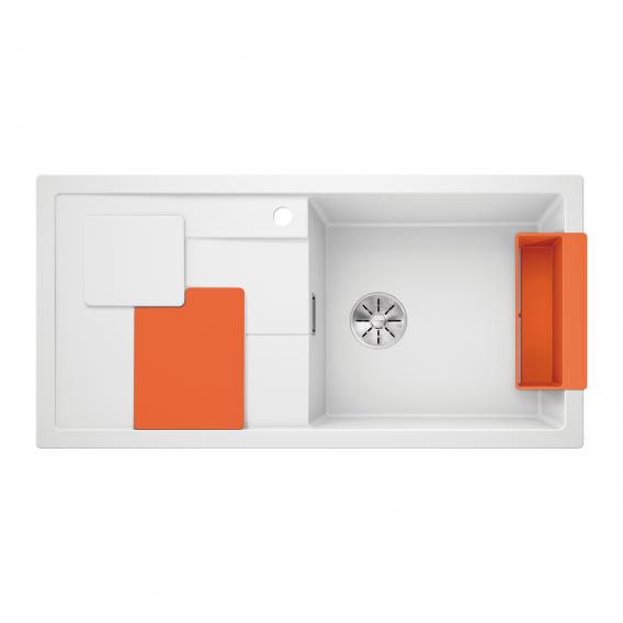 Blanco Sity XL 6 S Spüle weiß, Zubehör-Set orange - 525059 ...