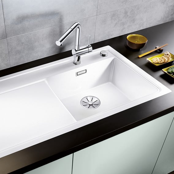 Blanco Zenar XL 6 SF Spüle weiß, Becken rechts 523898