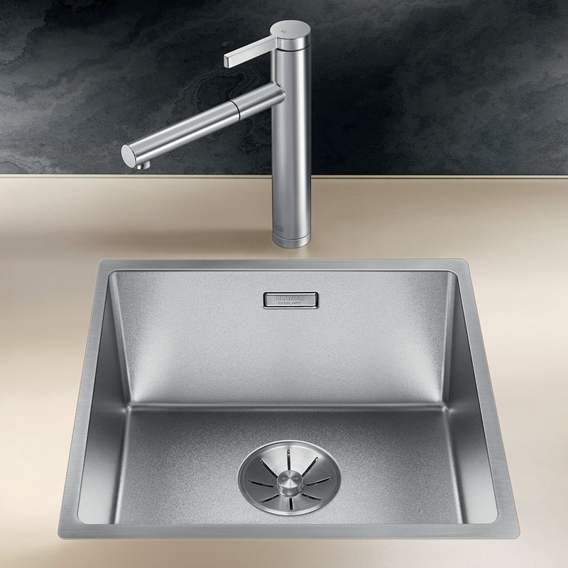 KOHLER Küchenspüle Prolific Edelstahl – 23 Zoll Einzelschale Mit Bambusbrett, Sieb & Abtropfgestell