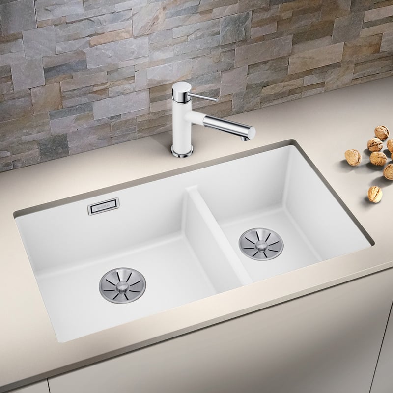 Blanco Subline 430/270U Spüle weiß 523155 Emero.de