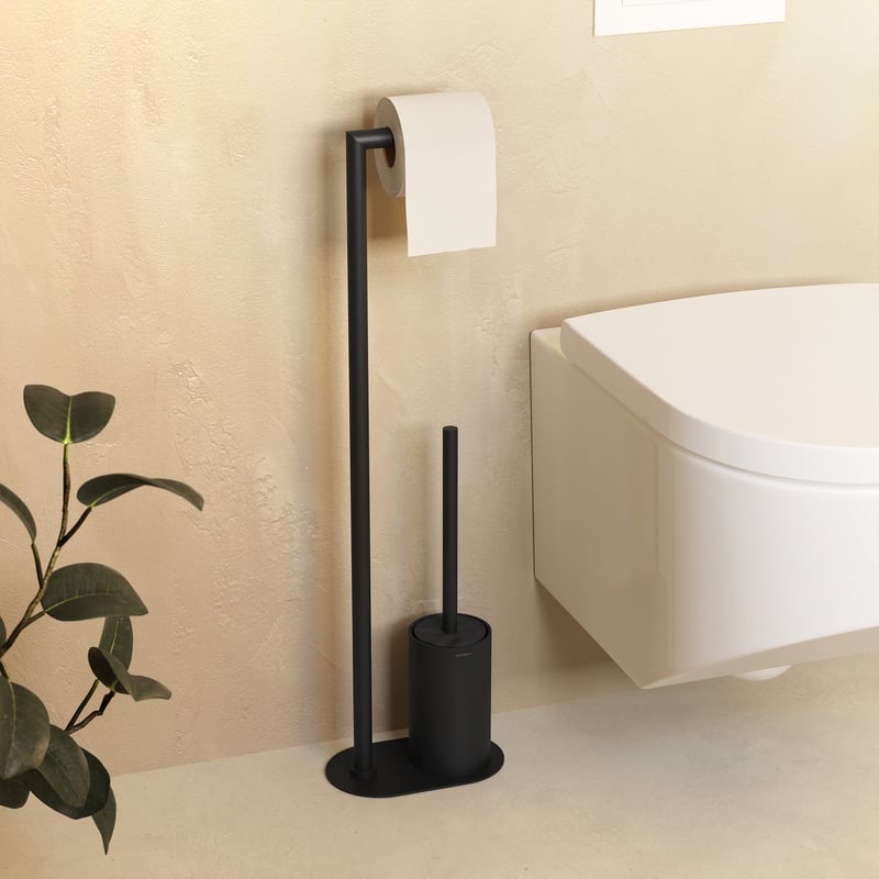 Moen Toilettenpapierhalter Align – Schwarz, Matt & Einfach Zu Montieren