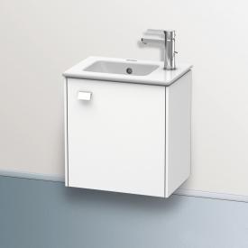 Duravit Brioso Handwaschbeckenunterschrank mit 1 Tür weiß matt, Griff weiß matt