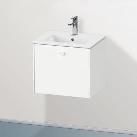 Duravit Brioso Handwaschbeckenunterschrank Compact mit 1 Auszug weiß matt, Griff weiß matt