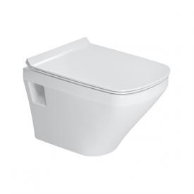 Duravit DuraStyle Compact Wand-Tiefspül-WC Set, rimless, mit WC-Sitz weiß