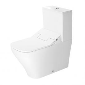Duravit DuraStyle Stand-Tiefspül-WC Set, mit NEUEM SensoWash Slim WC-Sitz und Spülkasten weiß, Spülkasten mit Anschluss rechts oder links