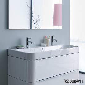 Duravit Happy D.2 Doppel-Möbelwaschtisch weiß, ungeschliffen