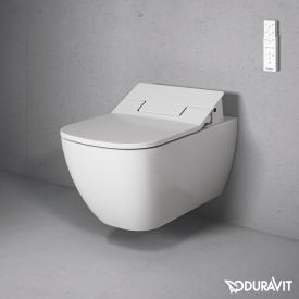 Duravit Happy D.2 Wand-Tiefspül-WC für SensoWash® rimless, verlängerte Ausführung weiß mit WonderGliss