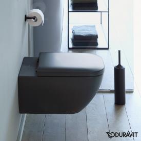 Duravit Happy D.2 Wand-Tiefspül-WC ohne Spülrand, anthrazit