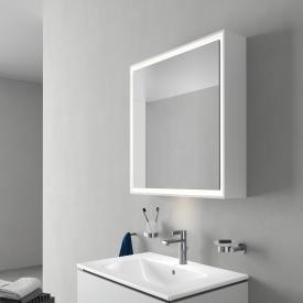 Duravit L-Cube Spiegelschrank mit Beleuchtung und 1 Tür mit Waschplatzbeleuchtung