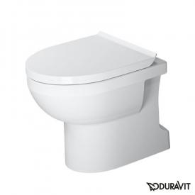 Duravit No.1  Stand-Tiefspül-WC Set, rimless, mit WC-Sitz weiß, mit HygieneGlaze