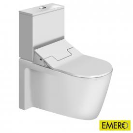 Duravit Starck 2 Stand-Tiefspül-WC Kombination mit NEUEM SensoWash® Slim WC-Sitz, Set weiß