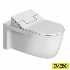 Duravit Starck 2 Wand-Tiefspül-WC mit NEUEM SensoWash® Slim WC-Sitz, Set weiß