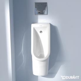 Duravit Starck 3 Urinal, rimless weiß mit WonderGliss, Zulauf hinten