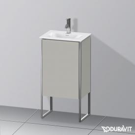 Duravit XSquare Handwaschbeckenunterschrank mit 1 Tür betongrau matt