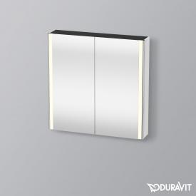 Duravit XSquare Spiegelschrank mit Beleuchtung und 2 Türen Front verspiegelt / Korpus weiß matt