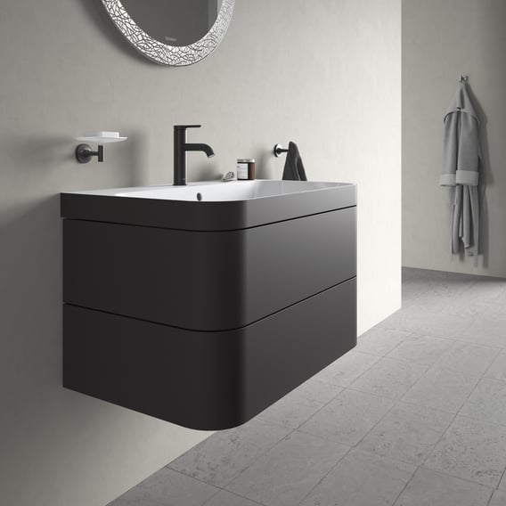 Duravit Happy D.2 Einbauwaschbecken, 48 Cm, Weiß, Ohne Loch – Unterbauwaschbecken Mit Überlauf, Design Von Norman Foster