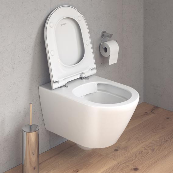 Duravit Plinero Wand-Tiefspül-WC-SET, rimless, mit WC-Sitz