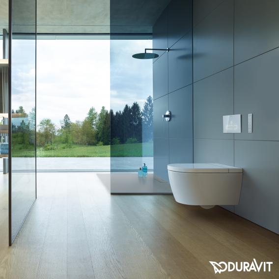 Duravit SensoWash® Starck f Lite Compact Dusch-WC Komplettanlage für Wandmontage, mit WC-Sitz ohne Zubehör