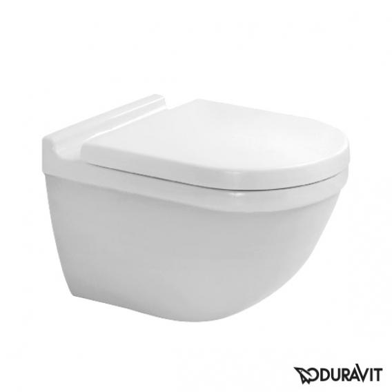 Duravit Starck 3 Wand-Tiefspül-WC mit Spülrand, weiß, mit WonderGliss