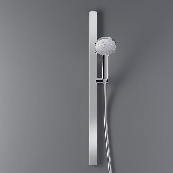 Duravit Universal asta doccia, asta doccia saliscendi, asta doccia regolabile (700 mm), nero opaco