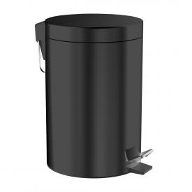 Emco System2 Abfallbehälter mit Deckel schwarz matt