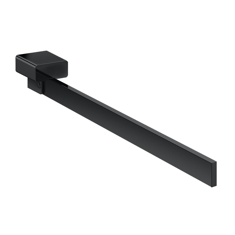 EMCO Loft Reservepapierhalter Schwarz – Senkrechte Wandmontage, Aluminium, Minimalistisches Design