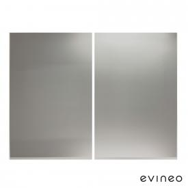evineo ineo Spiegelfront-Set für Spiegelschrank mit 2 Türen B: 80 cm