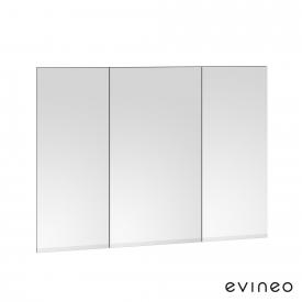 Evineo ineo Spiegelfront-Set für Spiegelschrank mit 3 Türen B: 100 cm