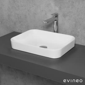 Evineo ineo3 soft Aufsatzwaschtisch B: 50 H: 11,8 T: 38 cm