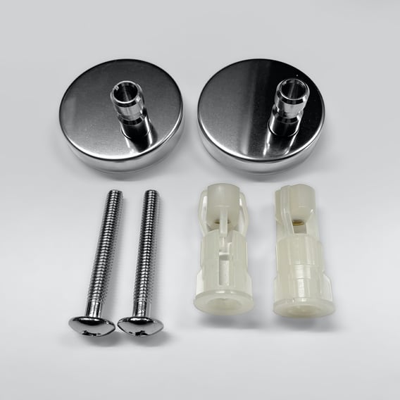 HYDRO HOME Stoßdämpfer-Set Für WC-Sitz Clodia Dolomite – 4-teilig