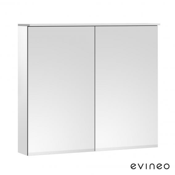 Evineo ineo Spiegelschrank mit integrierter LED-Beleuchtung, mit 2 Türen