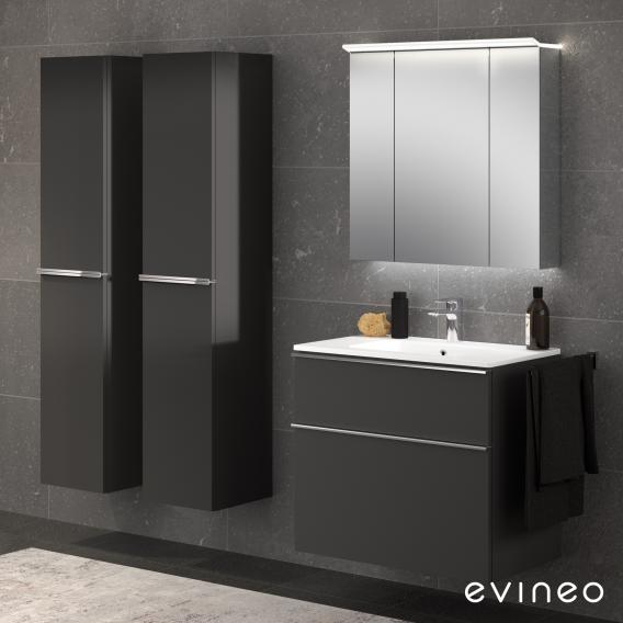 evineo ineo7 Spiegelschrank mit Beleuchtung und 3 Türen