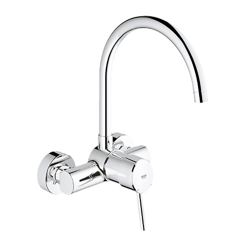 Grohe Concetto Einhand-Spültischbatterie DN 15, Wandmontage - 32667001 - Emero.de