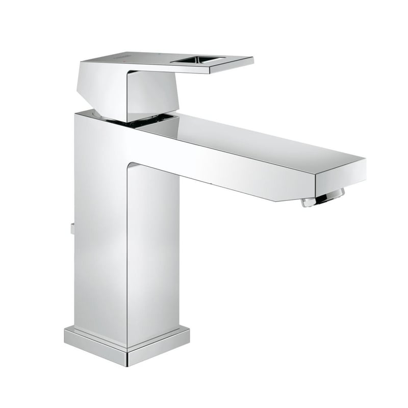 Grohe Eurocube Einhand Waschtischbatterie M Size Mit Zugstangen Ablaufgarnitur 23445000 6608