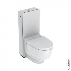 Geberit AquaClean Mera Classic Stand-Dusch-WC Komplettanlage, mit WC-Sitz Glas weiß