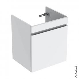 Geberit Renova Plan Waschtischunterschrank mit 1 Auszug und Innenschublade weiß hochglanz