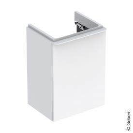 Geberit Smyle Square Handwaschbeckenunterschrank mit 1 Tür weiß hochglanz