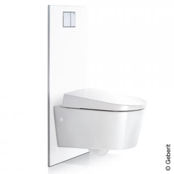 Geberit Designplatte für AquaClean Sela, Mera und Tuma WC-Komplettanlage an UP-Spülkasten weiß alpin