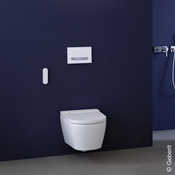 Geberit AquaClean Sela Wand-Dusch-WC Komplettanlage, mit WC-Sitz weiß