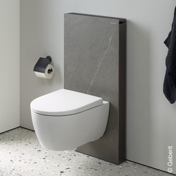 Geberit Monolith Sanitärmodul für Wand-WC H: 101 cm, Glas schwarz