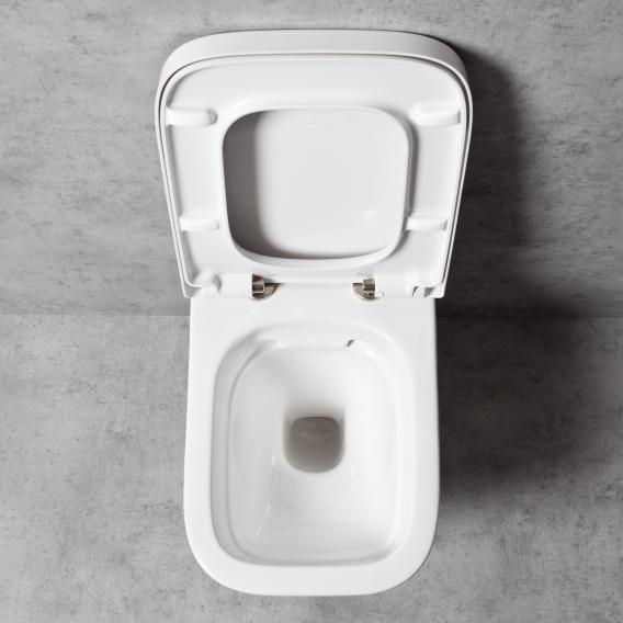 Geberit Renova Plan & Tellkamp Premium 2000 WC-SET: WC ohne Spülrand, mit KeraTect, WC-Sitz mit Absenkautomatik
