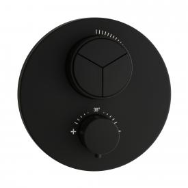 Herzbach DEEP BLACK PUSH-Thermostat, für 3 Verbraucher