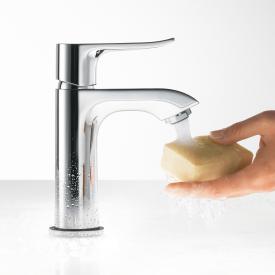 Hansgrohe Metris Einhebel-Waschtischmischer 100, für Handwaschbecken ohne Ablaufgarnitur