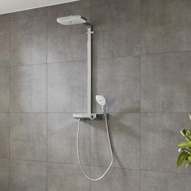 Hansgrohe Raindance Select E 300 3jet ShowerTablet Showerpipe weiß/chrom