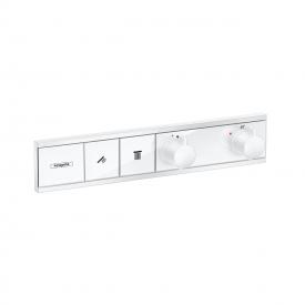 Hansgrohe RainSelect Thermostat für 2 Verbraucher, Unterputz weiß matt/weiß glanz