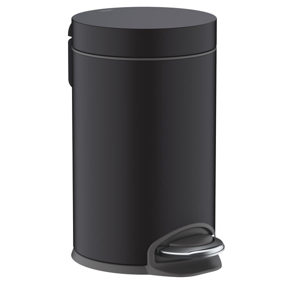 hansgrohe AddStoris Abfalleimer schwarz matt - 41775670 - Emero.de
