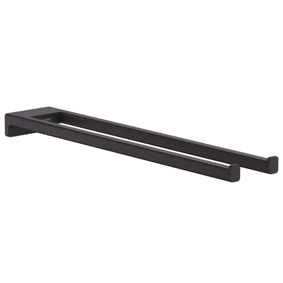 hansgrohe AddStoris Handtuchstange starr, schwarz matt - 41770670 ...